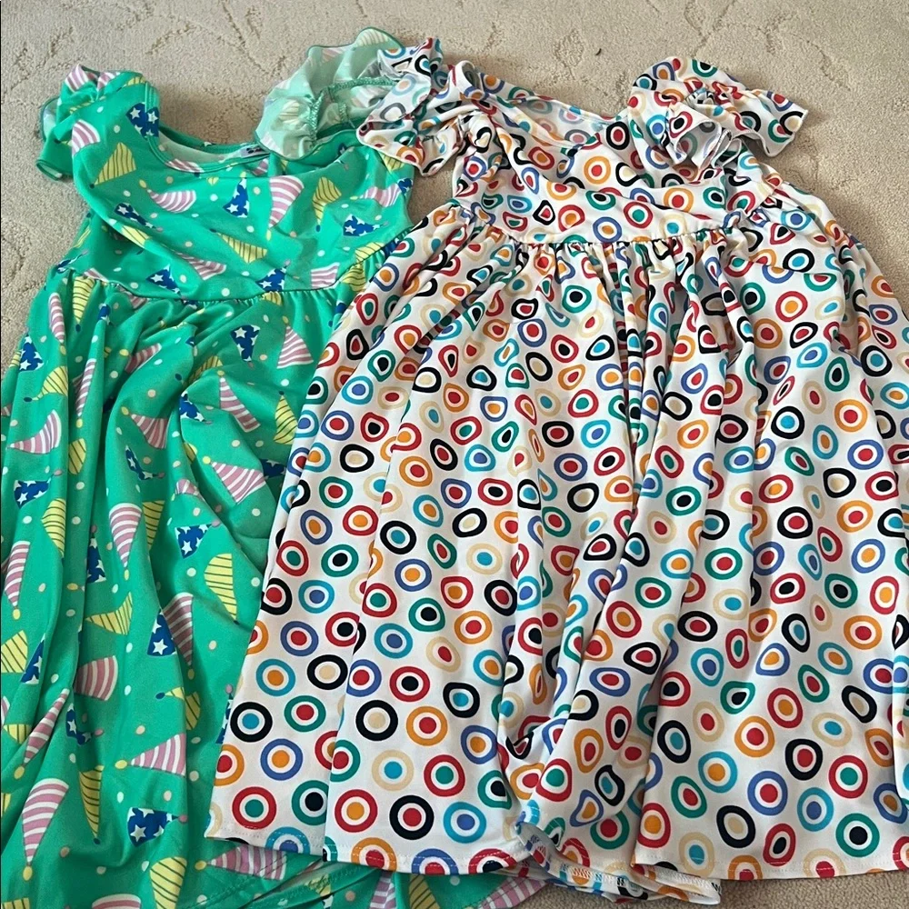Dot Dot Smile Flutter Sleeve Bundle Size 7 x2